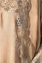 Load image into Gallery viewer, Maria.B Beige Raw Silk Embroidered 3 Piece Suit