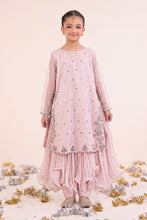 Load image into Gallery viewer, Pink Spray Embroidered Organza 2 Piece Suit