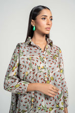 Load image into Gallery viewer, 3 Piece Printed Lawn Suit in Beige