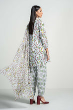 Load image into Gallery viewer, Off White 3 Piece Printed Lawn Suit