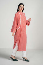 Load image into Gallery viewer, Red 2 Piece Printed Lawn Suit