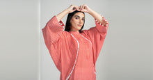 Load image into Gallery viewer, Red 2 Piece Printed Lawn Suit