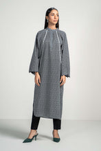 Load image into Gallery viewer, 2 Piece Printed Lawn Suit in Black