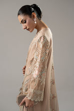Load image into Gallery viewer, 3 Piece Embroidered Chiffon Suit – Beige
