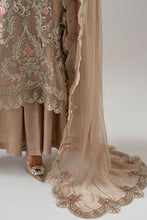Load image into Gallery viewer, 3 Piece Embroidered Chiffon Suit – Beige