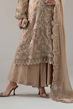 Load image into Gallery viewer, 3 Piece Embroidered Chiffon Suit – Beige