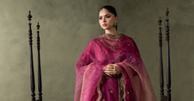 Load image into Gallery viewer, Pink Raw Silk Angrakha Suit – 3 Piece for Women