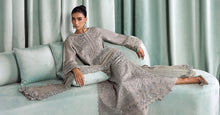 Load image into Gallery viewer, Embroidered Tissue Silk 3 Piece Suit – Grey