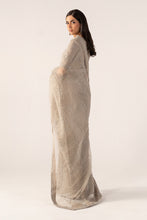 Load image into Gallery viewer, 3 Piece Embellished Chiffon Saree – Grey