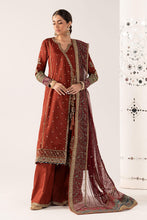 Load image into Gallery viewer, Embroidered Raw Silk Angrakha Suit for Women – Mustard