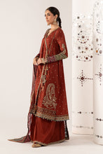 Load image into Gallery viewer, Embroidered Raw Silk Angrakha Suit for Women – Mustard