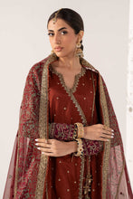 Load image into Gallery viewer, Embroidered Raw Silk Angrakha Suit for Women – Mustard