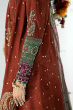 Load image into Gallery viewer, Embroidered Raw Silk Angrakha Suit for Women – Mustard