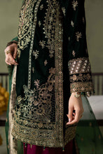Load image into Gallery viewer, Green Velvet Suit with Farshi Shalwar – 3 Piece