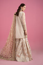 Load image into Gallery viewer, Off White Organza 3 Piece Embroidered Suit