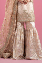 Load image into Gallery viewer, Off White Organza 3 Piece Embroidered Suit