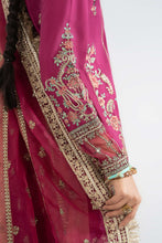 Load image into Gallery viewer, Embroidered Raw Silk Suit for Women - Pink