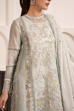 Load image into Gallery viewer, Embroidered Raw Silk 3 Piece Suit for Women – Ice Blue
