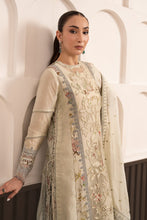 Load image into Gallery viewer, 3 Piece Embroidered Raw Silk Suit for Women – Light Yellow