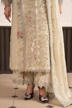 Load image into Gallery viewer, 3 Piece Embroidered Raw Silk Suit for Women – Light Yellow