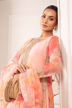 Load image into Gallery viewer, 3 Piece Embroidered Organza Suit in Pink