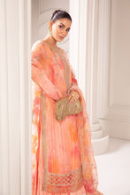 Load image into Gallery viewer, 3 Piece Embroidered Organza Suit in Pink