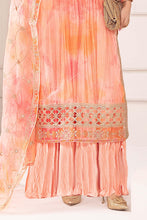 Load image into Gallery viewer, 3 Piece Embroidered Organza Suit in Pink