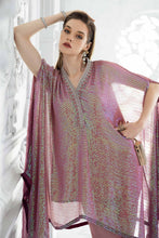 Load image into Gallery viewer, 3 Piece Sequin Embroidered Chiffon Suit in Pink