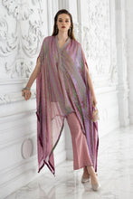Load image into Gallery viewer, 3 Piece Sequin Embroidered Chiffon Suit in Pink