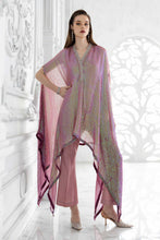 Load image into Gallery viewer, 3 Piece Sequin Embroidered Chiffon Suit in Pink