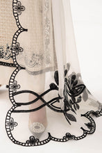 Load image into Gallery viewer, 3 Piece Embroidered Chiffon Suit for Women - Off-White