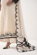 Load image into Gallery viewer, 3 Piece Embroidered Chiffon Suit for Women - Off-White