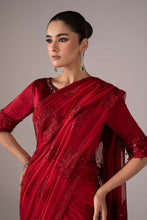 Load image into Gallery viewer, Maria.B Embroidered Chiffon Saree – Red