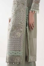 Load image into Gallery viewer, Embroidered Organza Suit for Women – Sea Green