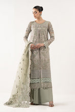 Load image into Gallery viewer, Embroidered Organza Suit for Women – Sea Green