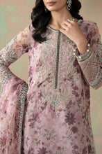 Load image into Gallery viewer, Lilac Purple Organza 3 Piece Embroidered Suit