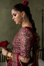 Load image into Gallery viewer, Pink Velvet Embroidered Lehenga Suit – 3 Piece