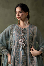 Load image into Gallery viewer, Sea Green Embroidered Net Suit – 3 Piece