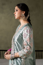 Load image into Gallery viewer, Light Blue Zari Tissue Embroidered Suit – 3 Piece