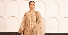 Load image into Gallery viewer, Embroidered Tissue 3 Piece Suit - Golden