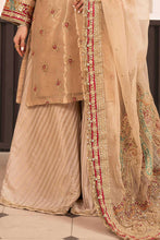 Load image into Gallery viewer, Embroidered Tissue 3 Piece Suit - Golden