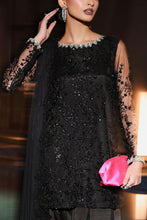 Load image into Gallery viewer, Maria.B 3 Piece Embroidered Net Suit in Black