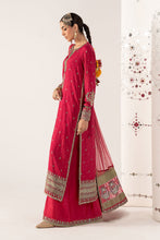 Load image into Gallery viewer, 3 Piece Embroidered Raw Silk Suit for Women – Pink
