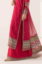 Load image into Gallery viewer, 3 Piece Embroidered Raw Silk Suit for Women – Pink