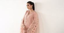 Load image into Gallery viewer, Maria.B 3 Piece Embroidered Raw Silk Suit – Pink