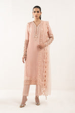 Load image into Gallery viewer, Maria.B 3 Piece Embroidered Raw Silk Suit – Pink