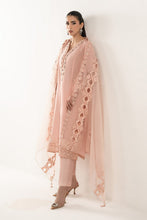 Load image into Gallery viewer, Maria.B 3 Piece Embroidered Raw Silk Suit – Pink