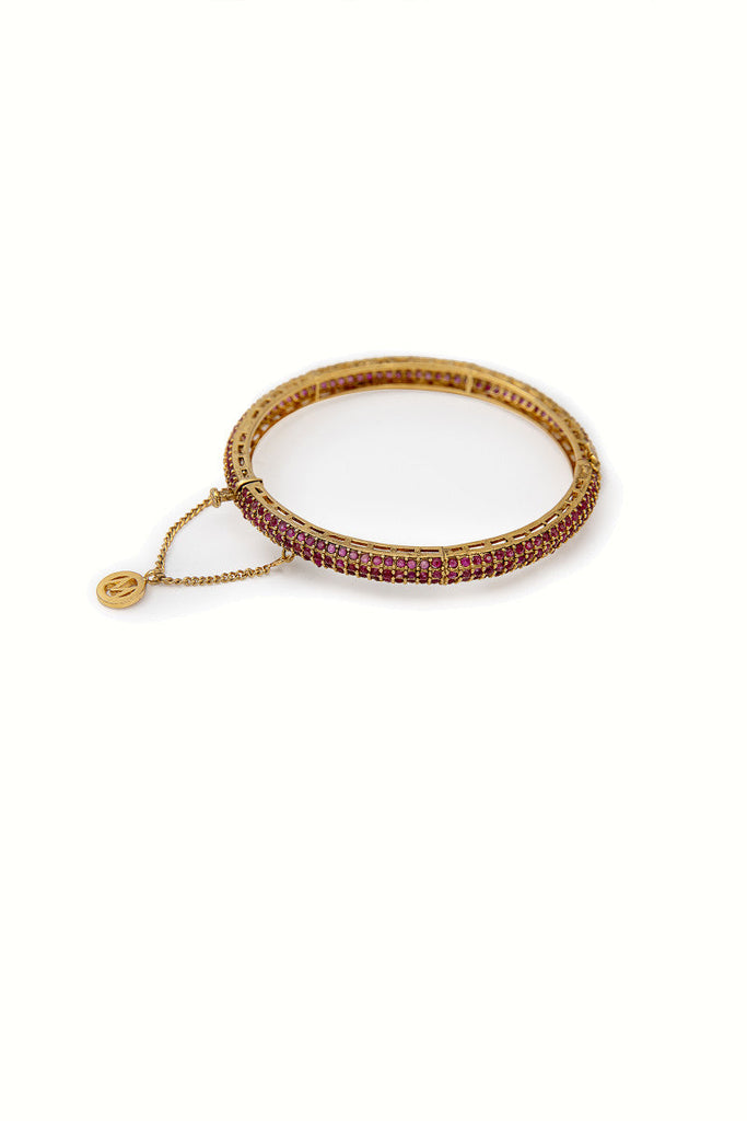 Royal Ruby Heritage Cuff - Red Bangle