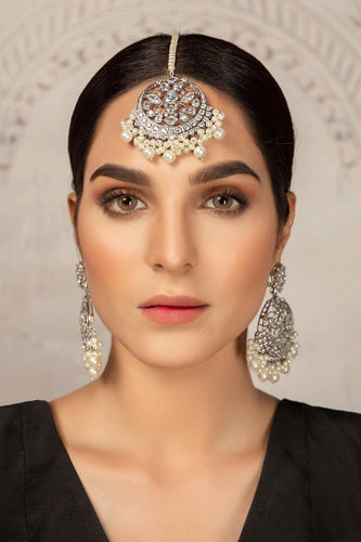 Chand Moon White Zircon - White Jewelry